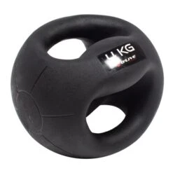 OLIVE O'LIVE Medicine Ball With Handles 4 Kg Black