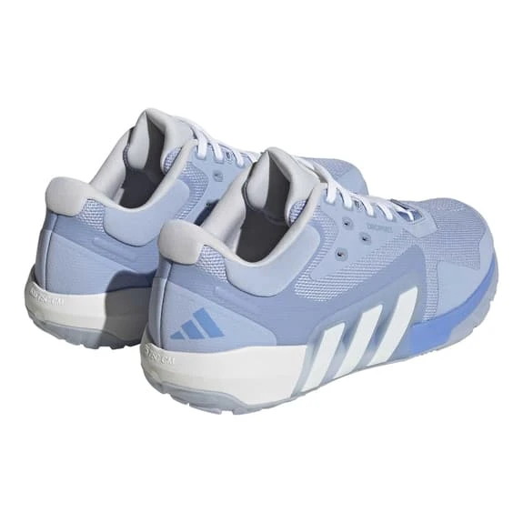 Adidas Dropset Trainer Shoes Blue White Women - Image 4