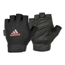 Adidas Essential Adjustable Training Gloves Black Red