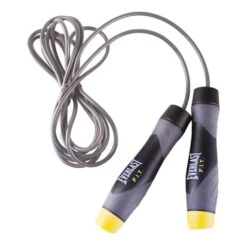 Everlast Weighted & Adjustable 11 Skipping Rope Grey Black Yellow