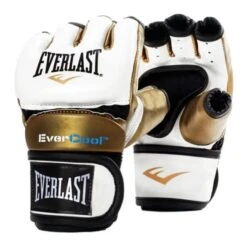 Everlast Everstrike Training Gloves White Gold