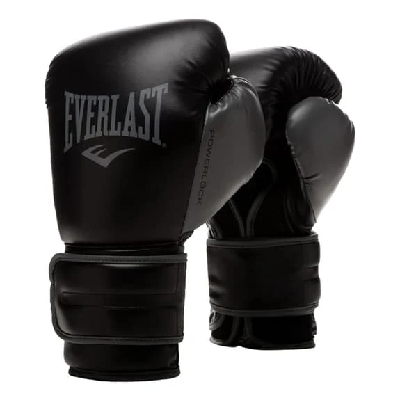 Everlast Powerlock 2 Training Gloves Black Grey