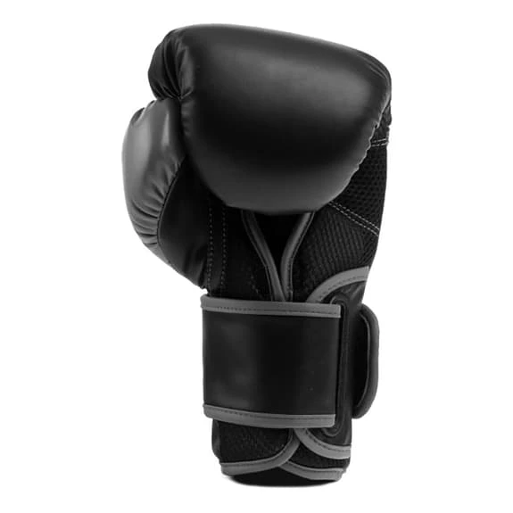 Everlast Powerlock 2 Training Gloves Black Grey - Image 3