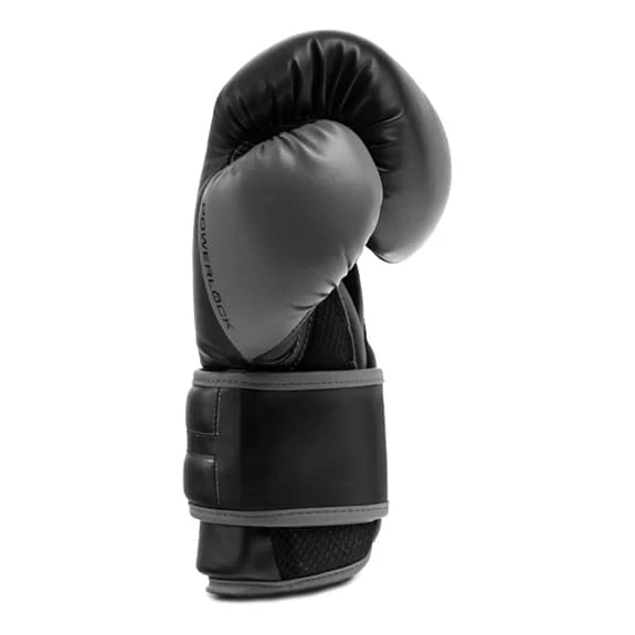 Everlast Powerlock 2 Training Gloves Black Grey - Image 4