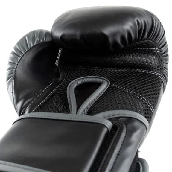 Everlast Powerlock 2 Training Gloves Black Grey - Image 5