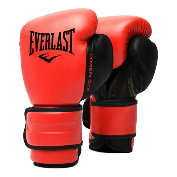 Everlast Powelock 2 Training Gloves Red Black