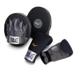 Boxing Kit Everlast FSE Fitness Black Grey