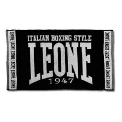 Leone 1947 Ring Towel Black White