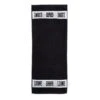 Leone 1947 Gym Towel Black White
