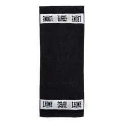 Leone 1947 Gym Towel Black White