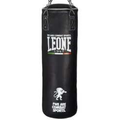 Leone 1947 Basic Punching Bag Black White