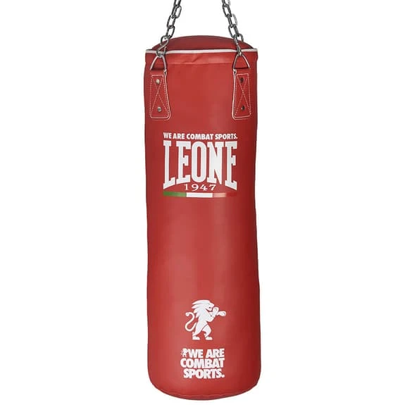 Leone 1947 Basic Punching Bag Red White