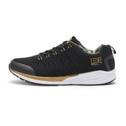 Leone 1947 Neo Camo Trainers Black Gold