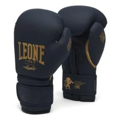 Leone 1947 Blue Edition Gloves Gold Blue