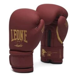 Leone 1947 Bordeaux Edition Gloves Gold Red