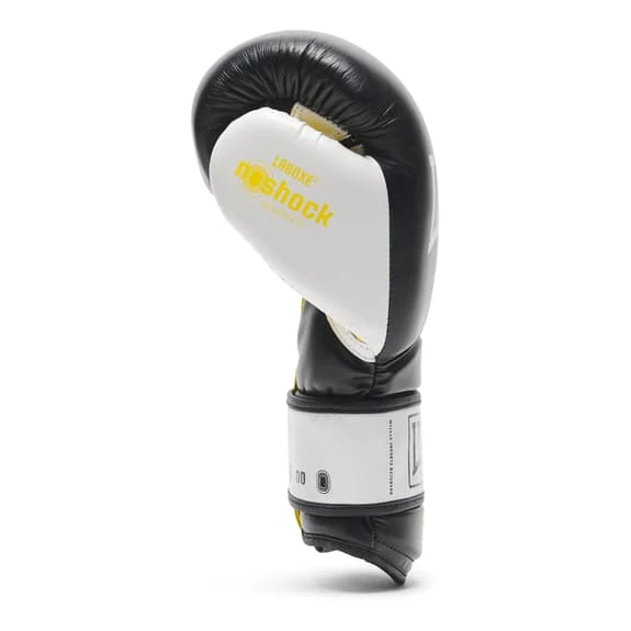 Gloves Leone 1947 Boxing Il Tecnico N3 12 Oz Black Yellow White - Image 3