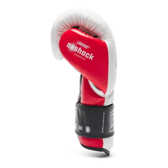 Gloves Leone 1947 Boxing Il Tecnico N3 10 Oz Black Red White - Image 3