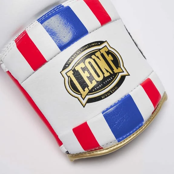 Leone 1947 Thai Style 12 Oz Gloves White Red Blue - Image 6