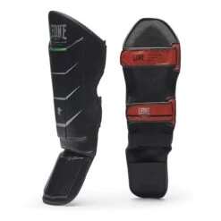 Leone 1947 Revo Performance Shin Guards Black Grey Red