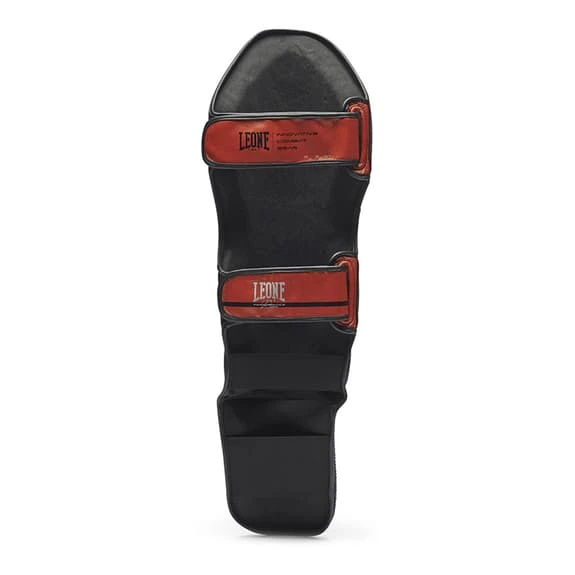 Leone 1947 Revo Performance Shin Guards Black Grey Red - Image 4