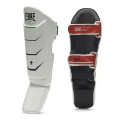 Leone 1947 Revo Performance Shin Guards White Black Red