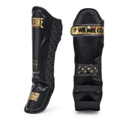 Leone 1947 DNA Gel Shin Pads Black Gold