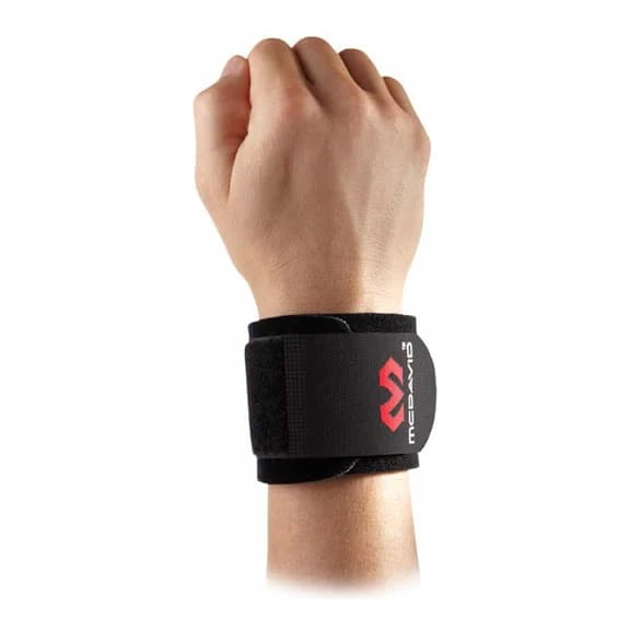 McDavid Short Wristband Black With Adjustable Strap Black