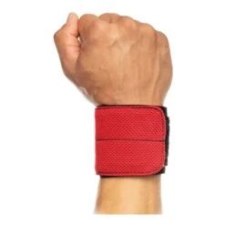 McDavid Flex Fit Wristbands Red Black