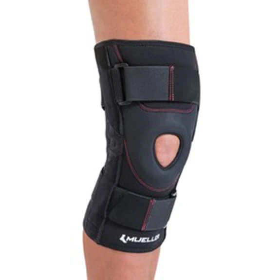 Mueller Tubular Stabilizer Knee Brace With Elasticated Straps Black - Image 2