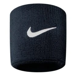 Nike Swoosh 2 Wristband Black White