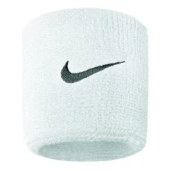Nike Swoosh 2 Wristband White Black