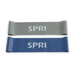 SPRI Flat Loop Resistance Band Blue Grey (2 Units)