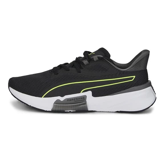Puma PWR Frame Shoes Black Green - Image 3