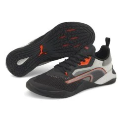 Puma Fuse 2.0 Trainers Black Red Grey