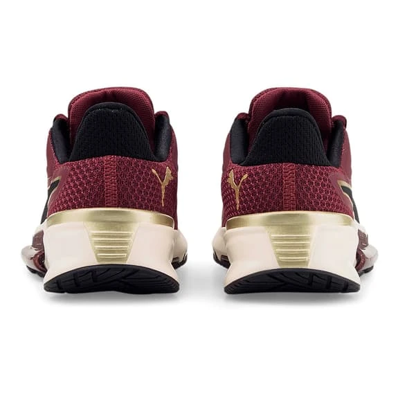Puma PWRFrame TR Deco Glam Shoes Dark Red Black Women - Image 2