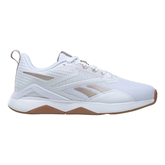 Reebok Nanoflex Training 2.0 V.2 Shoes White Brown Women