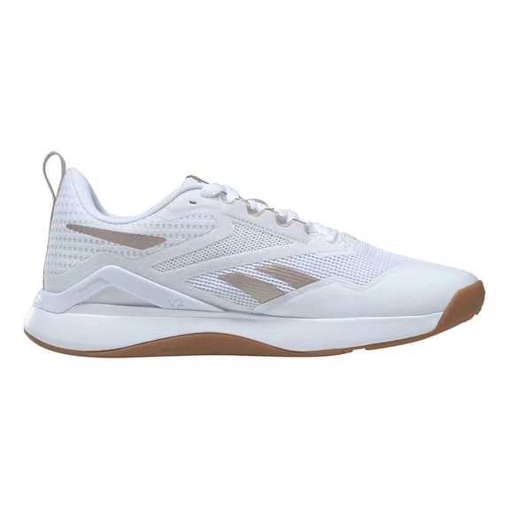 Reebok Nanoflex Training 2.0 V.2 Shoes White Brown Women - Image 2
