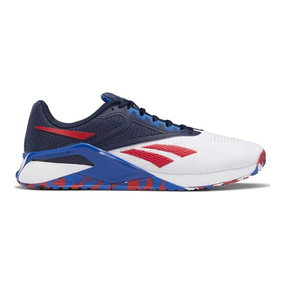 Reebok Nano X2 Les Mills White Navy Blue Red Shoes