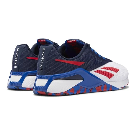 Reebok Nano X2 Les Mills White Navy Blue Red Shoes - Image 4