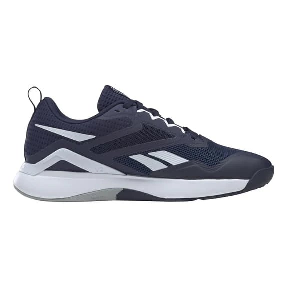 Reebok Nanoflex V2 Shoes Navy Blue White - Image 2
