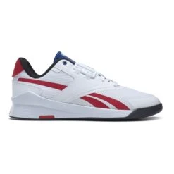 Reebok Lifter PR II Shoes White Red Blue