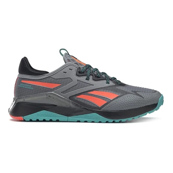 Reebok Nano X2 Adventure Trainers Grey Red Blue Women