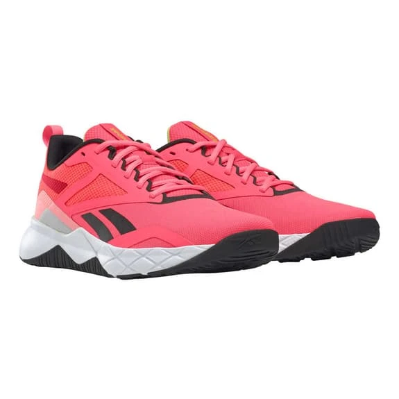 Reebok NFX Trainer Shoes Red Black - Image 2