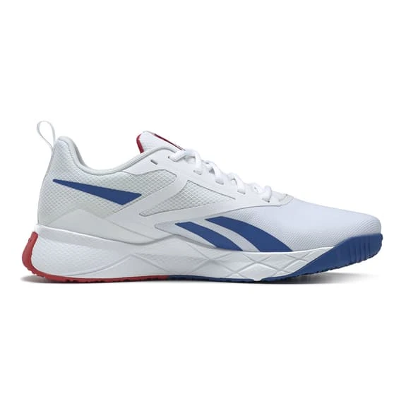 Reebok NFX Trainer Shoes White Blue - Image 2