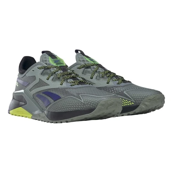 Reebok Nano X2 Adventure Shoes Green Blue Grey - Image 5