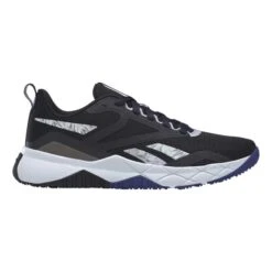 Reebok NFX Trainer Shoes Blue Black White Grey Women