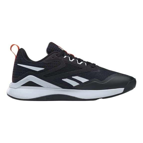 Reebok Nanoflex Training 2.0 V.2 Shoes Black White Orange Women - Image 4