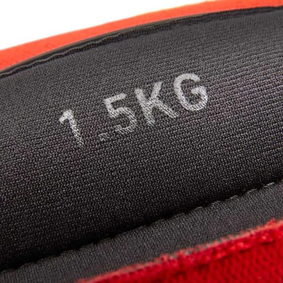 Reebok Flexlock 1.5 Kg Wristbands Black Red - Image 4