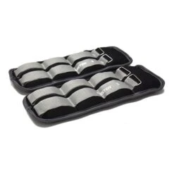Ruster 1.5 Kg Weighted Ankle Pads Black (Pair)