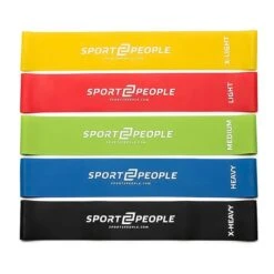 Sport2People Booty Shape 30 Cm Resistance Bands Multicolour (5 Units)